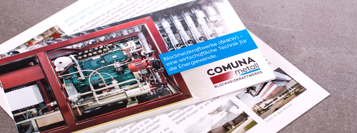 Comuna-metall Flyerdesign