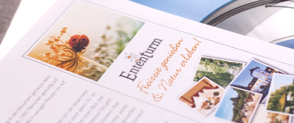 Hotel & Restaurant Ententurm – Anzeigendesign