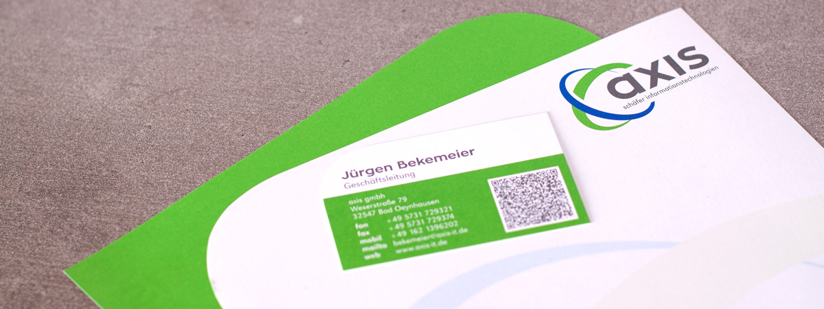 Briefbogen axis gmbh