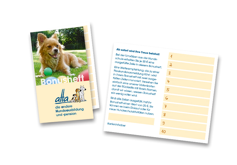 AHA Hundeausbildun Bonusheft