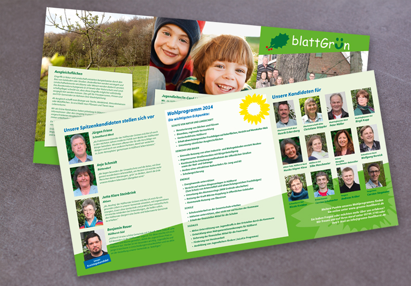 Die Grünen Ortsverein Hüllhorst Leporello